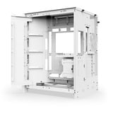 NZXT NZXT H9 Flow (2025) All White midi tower behuizing Wit (mat) | 2x USB-A | 1x USB-C | Window