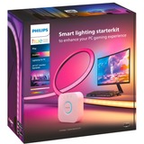 Philips Hue Starterkit - Play gradient lightstrip voor pc - 24/27" led strip Zwart/wit, 2000-6500K, RGB en wit