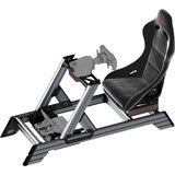 Res-Tech Smart Cockpit + GT Seat racing simulator Zwart/grijs
