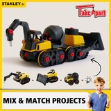 Stanley Junior Demonteerbare Bulldozer met schroevendraaier Mix & match, 3 jaar +