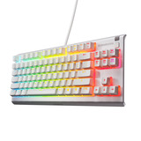 SteelSeries Apex 3 TKL, gaming toetsenbord Wit, US lay-out, SteelSeries Whisper-Quiet, RGB leds, TKL