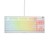 SteelSeries Apex 3 TKL, gaming toetsenbord Wit, US lay-out, SteelSeries Whisper-Quiet, RGB leds, TKL