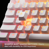 SteelSeries Apex 3 TKL, gaming toetsenbord Wit, US lay-out, SteelSeries Whisper-Quiet, RGB leds, TKL