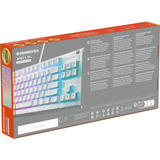 SteelSeries Apex 3 TKL, gaming toetsenbord Wit, US lay-out, SteelSeries Whisper-Quiet, RGB leds, TKL