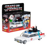  Transformers x Ghostbusters Action Figure Ectotron Ecto-1 Speelfiguur 