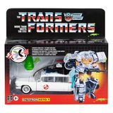  Transformers x Ghostbusters Action Figure Ectotron Ecto-1 Speelfiguur 