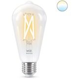 WiZ Filament doorzichtig ST64 E27 led-lamp Wifi + Bluetooth protocol