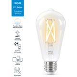 WiZ Filament doorzichtig ST64 E27 led-lamp Wifi + Bluetooth protocol