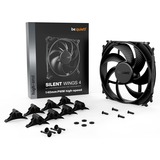 be quiet! Silent Wings 4 PWM high-speed case fan Zwart, 4-pin PWM fan-connector