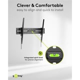 goobay TV Wall Mount TILT 43 - 100 inch (109 - 254 cm), max. 75 kg wandmontage  Zwart