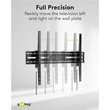 goobay TV Wall Mount TILT 43 - 100 inch (109 - 254 cm), max. 75 kg wandmontage  Zwart