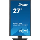 iiyama ProLite XUB2797HSN-B2 27" monitor Zwart, 100 Hz, HDMI, DisplayPort, USB-C, RJ45 (LAN), Audio