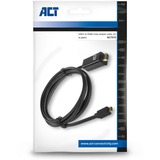 ACT Connectivity USB-C naar HDMI kabel, 2,0 meter Zwart, 4K
