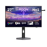 AOC AGON PRO AGP277QKDC 26.5" gaming monitor Donkergrijs, HDMI, DisplayPort, Audio, USB, 540Hz
