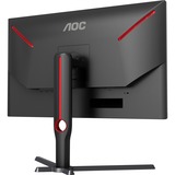 AOC U27G3X/BK 27" 4K UHD gaming monitor Zwart/rood, 2x HDMI, 1x DisplayPort, 160Hz