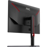AOC U27G3X/BK 27" 4K UHD gaming monitor Zwart/rood, 2x HDMI, 1x DisplayPort, 160Hz