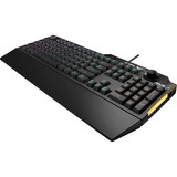 ASUS TUF Gaming K1 RGB gaming toetsenbord Zwart, US lay-out (QWERTY), Membraan, 100%, RGB leds