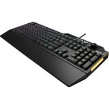 ASUS TUF Gaming K1, gaming toetsenbord Zwart, US lay-out, RGB