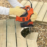 BLACK+DECKER 500W Scorpion Multizaag met AutoSelect technologie RS890K-QS reciprozaag Oranje/zwart