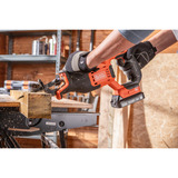 BLACK+DECKER BLCR78N-XJ 18V Reciprozaag Zwart/oranje, Accu en oplader niet inbegrepen