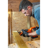BLACK+DECKER BLCR78N-XJ 18V Reciprozaag Zwart/oranje, Accu en oplader niet inbegrepen