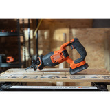 BLACK+DECKER BLCR78N-XJ 18V Reciprozaag Zwart/oranje, Accu en oplader niet inbegrepen