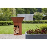 Barbecook Nestor Original cortenstaal houtbarbecue 