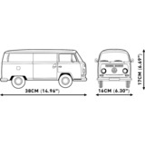 COBI Volkswagen T2a Camper Van - Executive Edition Constructiespeelgoed Schaal 1:12