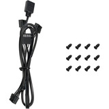 DeepCool FL12R-3 IN 1 case fan Zwart, 3 stuks, 4-pin PWM, ARGB