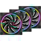 DeepCool FL12R RGB case fans Zwart, 3 stuks, 120 x 120 x 25 mm, PWM