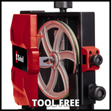 EINHELL Lintzaag TC-SB 200/1 bandzaag Rood/zwart