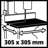 EINHELL Lintzaag TC-SB 200/1 bandzaag Rood/zwart
