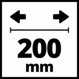 EINHELL Lintzaag TC-SB 200/1 bandzaag Rood/zwart
