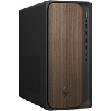 HP OmniDesk M03-0030nd (B7WT8EA) pc-systeem Zwart/houtkleur | Core Ultra 7 265 | Intel Graphics | 16 GB | 1 TB SSD