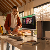 HP OmniDesk M03-0030nd (B7WT8EA) pc-systeem Zwart/houtkleur | Core Ultra 7 265 | Intel Graphics | 16 GB | 1 TB SSD
