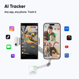 Insta360 Flow 2 Pro AI Tracker bundel gimbal Grijs