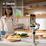 Insta360 Flow 2 Pro AI Tracker bundel gimbal Grijs