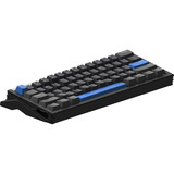 Iqunix EZ60 Magnetic Switch Gaming HE Keyboard, gaming toetsenbord Zwart/blauw, US lay-out, US-International, Gateron Magnetic Jade Pro, 60%, RGB, Double Shot PBT Keycaps