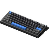 Iqunix EZ60 Magnetic Switch Gaming HE Keyboard, gaming toetsenbord Zwart/blauw, US lay-out, US-International, Gateron Magnetic Jade Pro, 60%, RGB, Double Shot PBT Keycaps