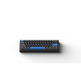 Iqunix EZ60 Magnetic Switch Gaming HE Keyboard, gaming toetsenbord Zwart/blauw, US lay-out, US-International, Gateron Magnetic Jade Pro, 60%, RGB, Double Shot PBT Keycaps