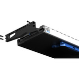 Iqunix EZ60 Magnetic Switch Gaming HE Keyboard, gaming toetsenbord Zwart/blauw, US lay-out, US-International, Gateron Magnetic Jade Pro, 60%, RGB, Double Shot PBT Keycaps