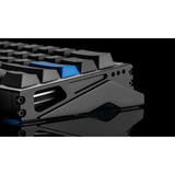 Iqunix EZ60 Magnetic Switch Gaming HE Keyboard, gaming toetsenbord Zwart/blauw, US lay-out, US-International, Gateron Magnetic Jade Pro, 60%, RGB, Double Shot PBT Keycaps