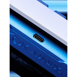 Iqunix EZ60 Magnetic Switch Gaming HE Keyboard, gaming toetsenbord Zwart/blauw, US lay-out, US-International, Gateron Magnetic Jade Pro, 60%, RGB, Double Shot PBT Keycaps