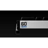 Iqunix EZ60 Magnetic Switch Gaming HE Keyboard, gaming toetsenbord Zwart/blauw, US lay-out, US-International, Gateron Magnetic Jade Pro, 60%, RGB, Double Shot PBT Keycaps