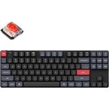 Keychron K1 Pro-A1, toetsenbord Zwart, US lay-out, Gateron Low Profile Mechanical Red, white leds, 80%, Double-shot PBT, Bluetooth 5.1