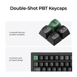 Keychron K4 Ultra 8K Wireless Custom Mechanical Keyboard Zwart, US lay-out (QWERTY), Keychron Apex Banana, 96%, RGB leds, OSA Double-shot PBT, USB-C | 2.4 GHz | Bluetooth 5.2