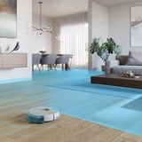 Philips HomeRun 7000 Series Aqua Robotstofzuiger met dweilfunctie Wit, Wi-Fi