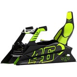Res-Tech GT Cockpit - VR46 Limited Edition racing simulator Zwart/neongroen