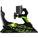 Res-Tech GT Cockpit - VR46 Limited Edition racing simulator Zwart/neongroen