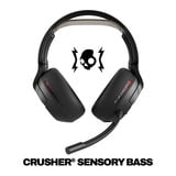 Skullcandy Crusher PLYR 720 Multi-Platform Sensory Bass Wireless  over-ear gaming headset Zwart, 3.5mm / 2.4GHz / Bluetooth v5.3, Pc, Xbox, PlayStation, Nintendo Switch